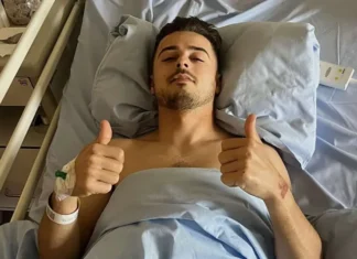 Luke Becker już po operacji