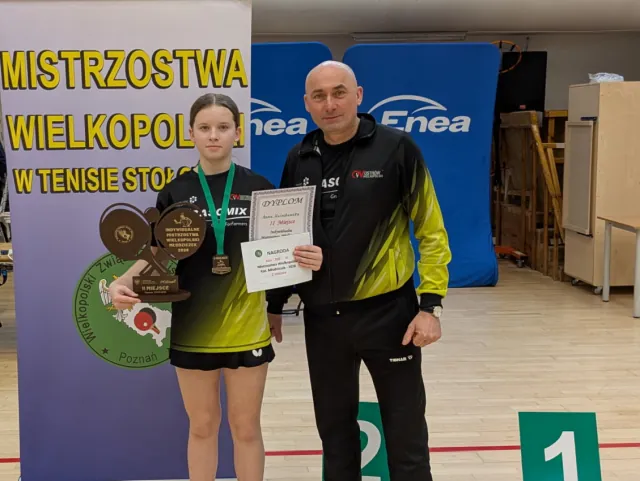 Ania Uciechowska Wicemistrzynią Wielkopolski Młodziczek