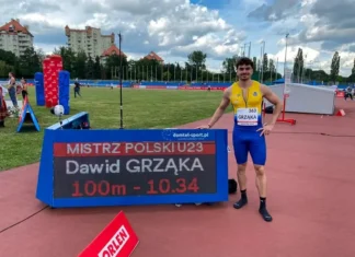 Sprinterzy z Ostrowa. Dawid Grząka Mistrzem Polski